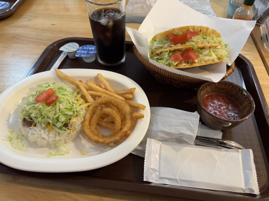 注文したAランチ①の写真。