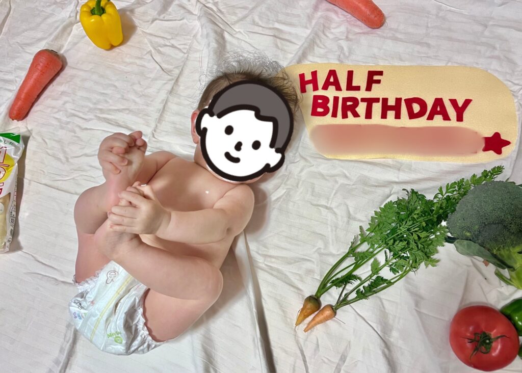 オフショットの息子の写真。